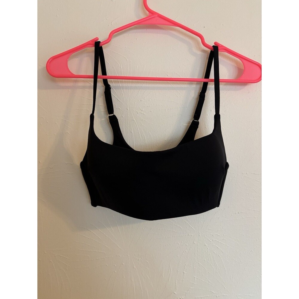 Victorias Secret Black Medium Padded Swim Bikini Top VS Swimsuit Summer